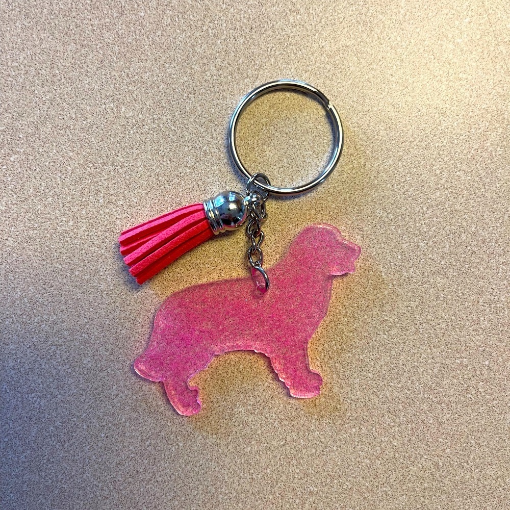 🎉🎉2x HP🎉🎉 Handmade Golden Retriever Keychain